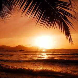 Coucher de soleil Seychelles